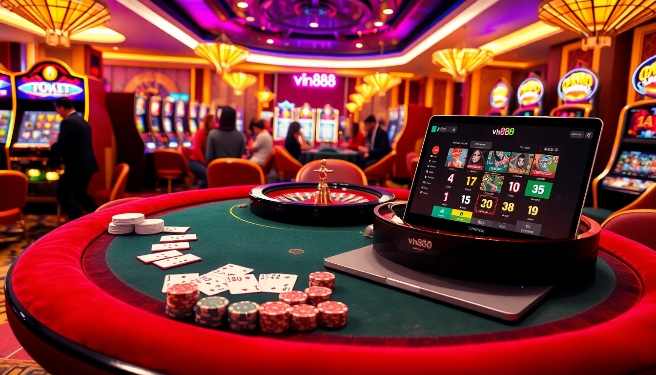 Experience the excitement of vn888 with captivating casino games and vibrant visuals.