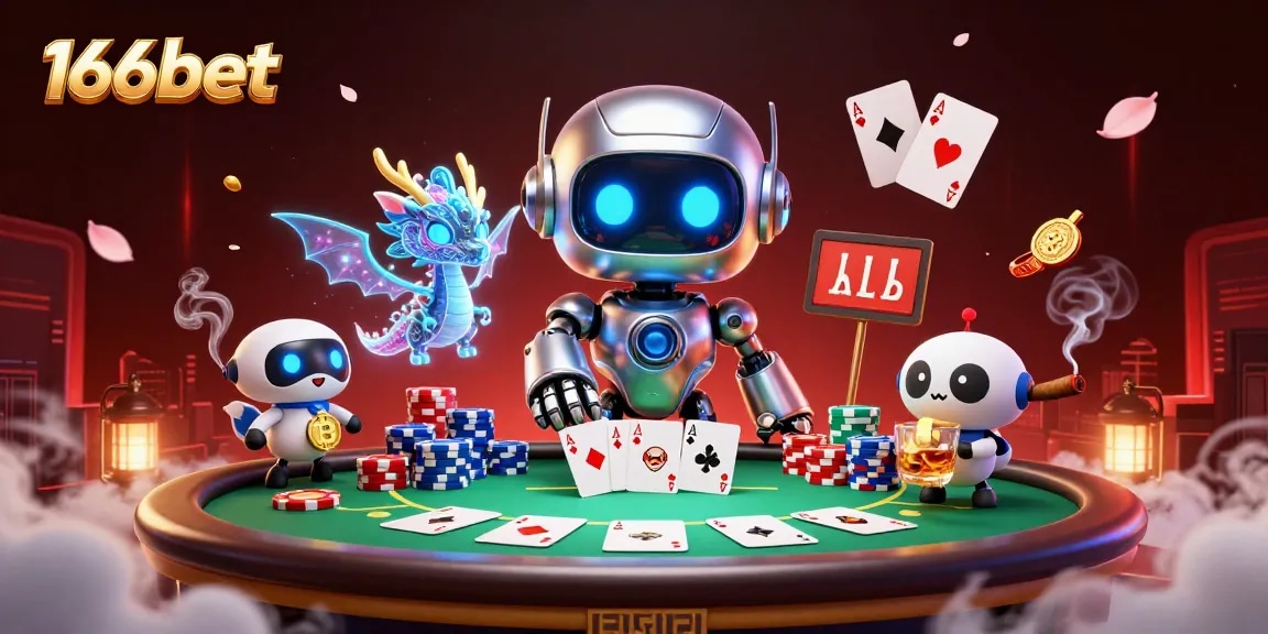 Experience thrilling games with 166bet's exciting casino offerings amidst vibrant 3D visuals.