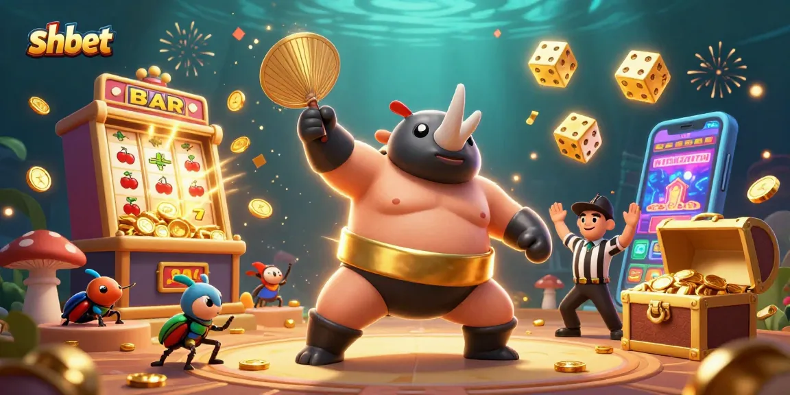 Witness shbet's exciting jackpot explosion amidst a vibrant 3D casino scene overflowing with coins and excitement.