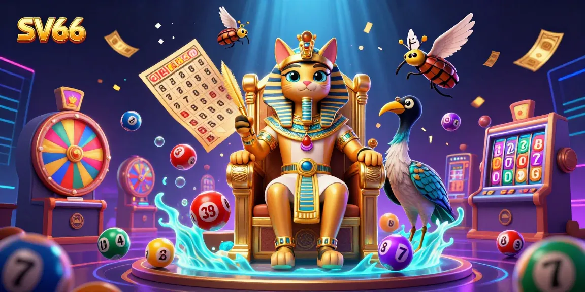 Experience thrilling gameplay at SV66 with vibrant lottery elements, jackpot excitement, and classic casino ambiance.