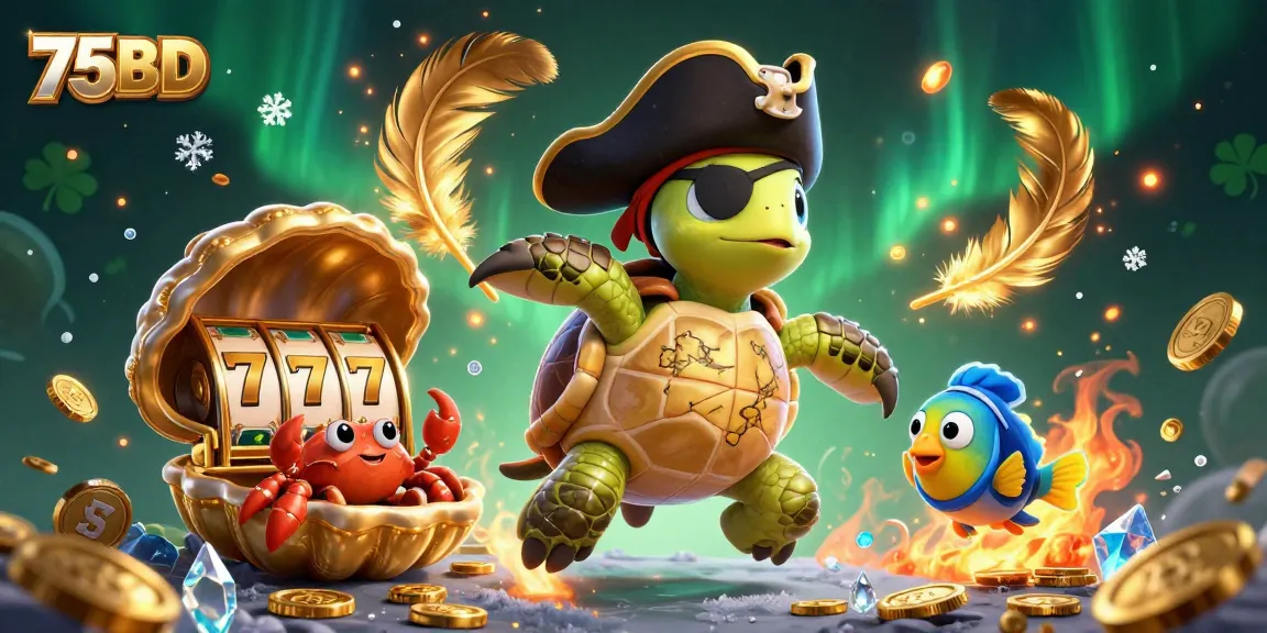 Experience 75BD with a thrilling pirate-themed gaming adventure featuring vibrant slot elements.