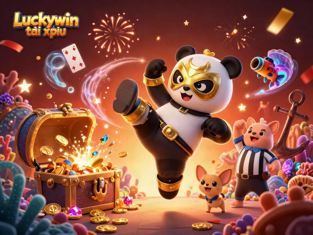 Experience the excitement of Luckywin tài xỉu, thrilling players with energetic gameplay and vibrant animations.