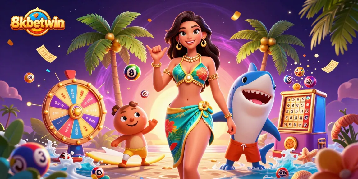Join the excitement with 8kbetwin's vibrant casino game scene featuring lively lottery activities.