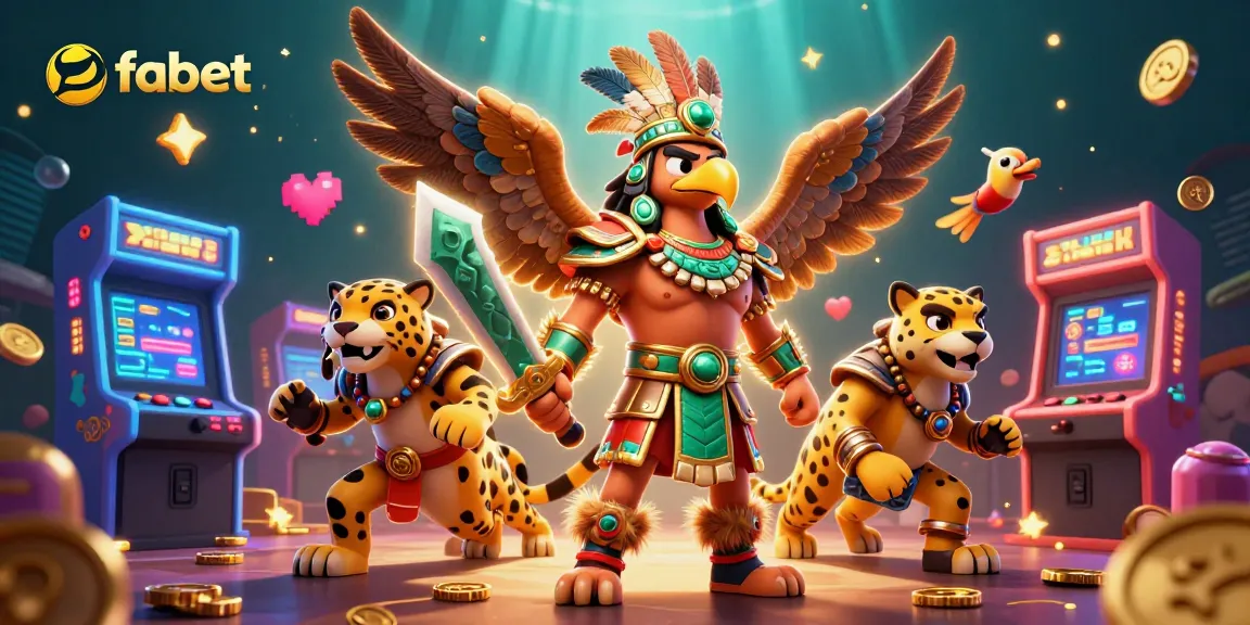 Engage with fabet's vibrant online gaming experience featuring rich 3D casino illustrations.