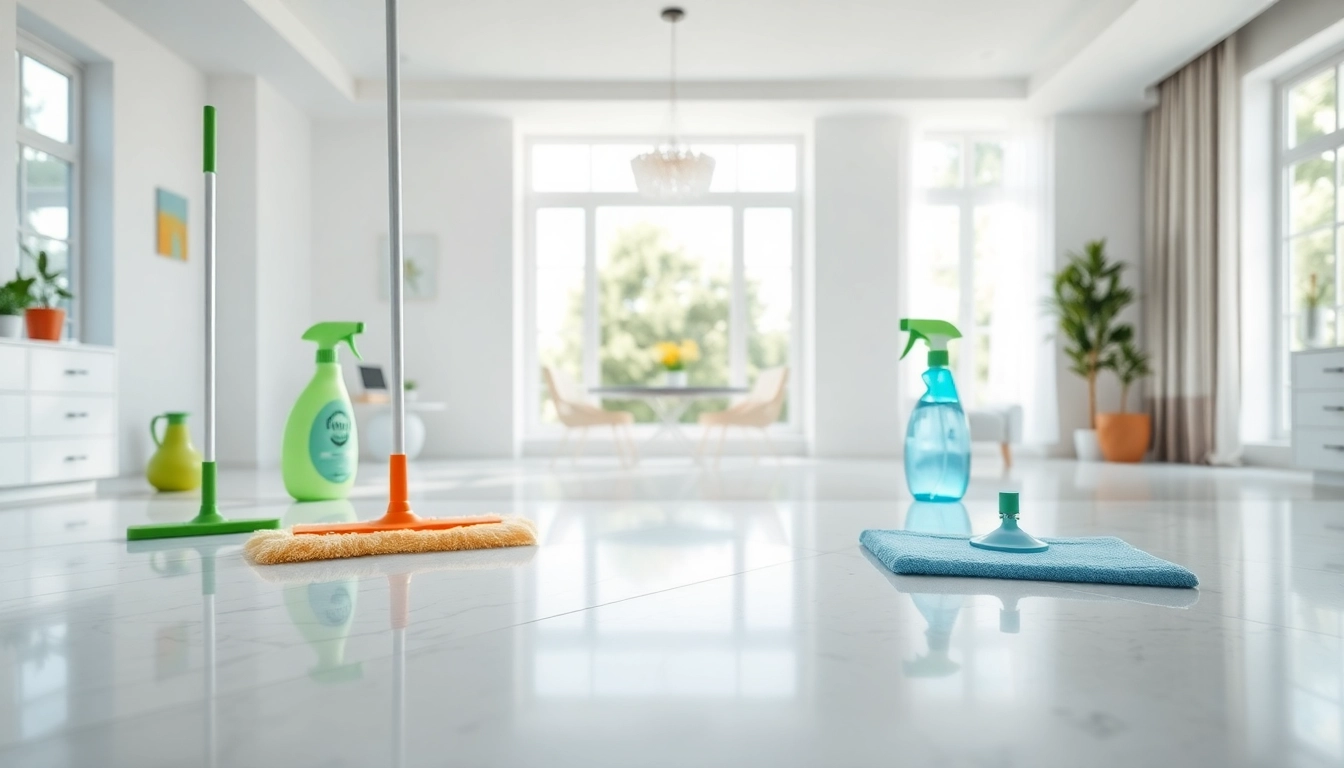 Thorough deep cleaning services USA demonstrated in a bright, immaculate home environment.