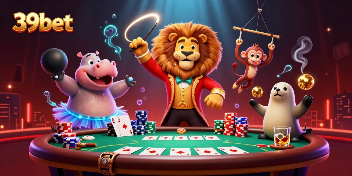 Engage with 39bet's thrilling casino adventure, featuring dazzling characters and dynamic poker action.