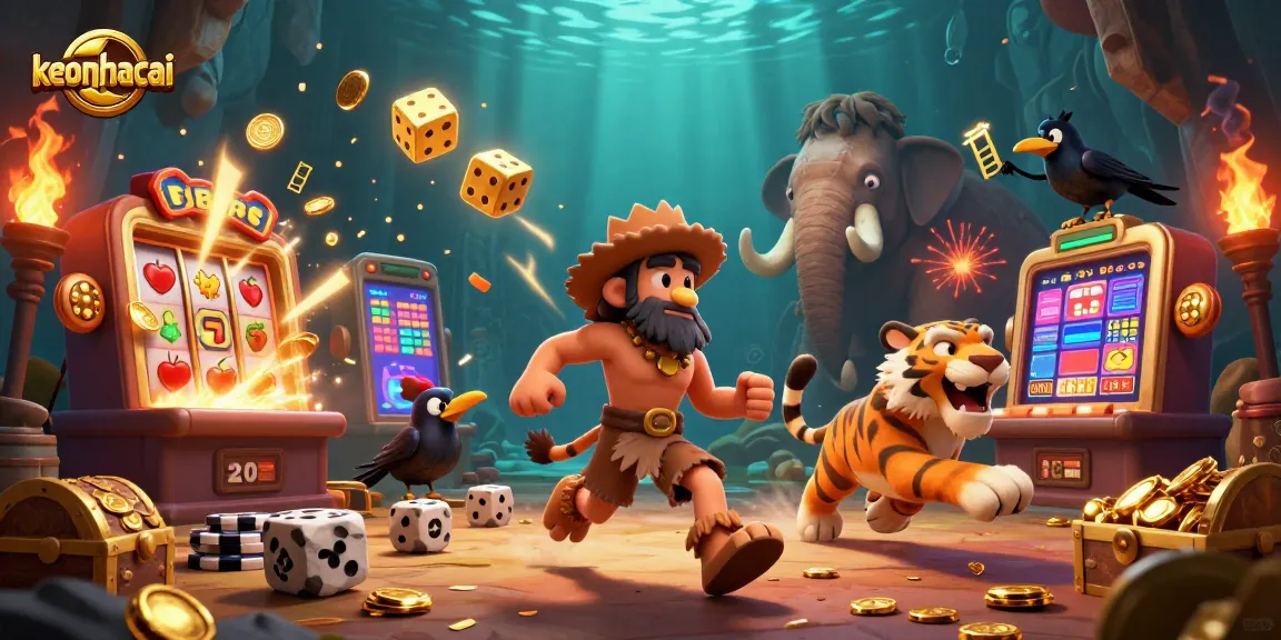 Place your bets and win big with keonhacai in this thrilling casino scene!