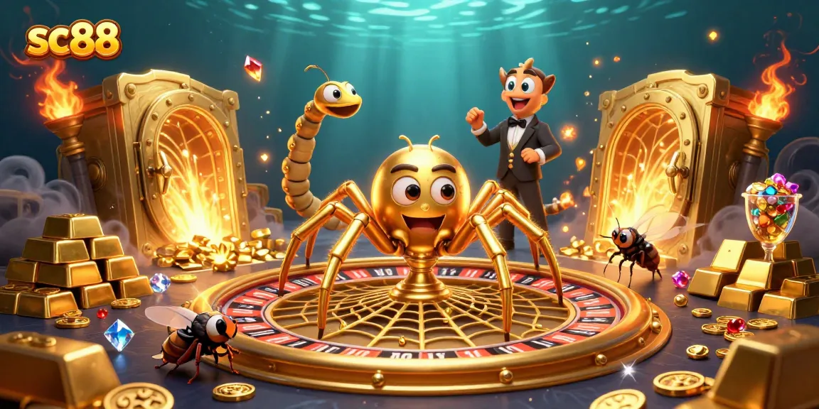Experience thrilling gaming at sc88 with golden treasures and dynamic roulette imagery