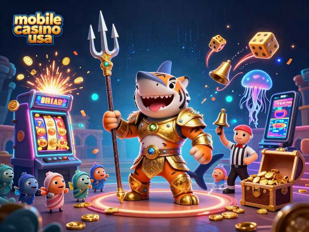 Experience thrilling gameplay at mobile casino usa with vibrant characters and winning game elements.