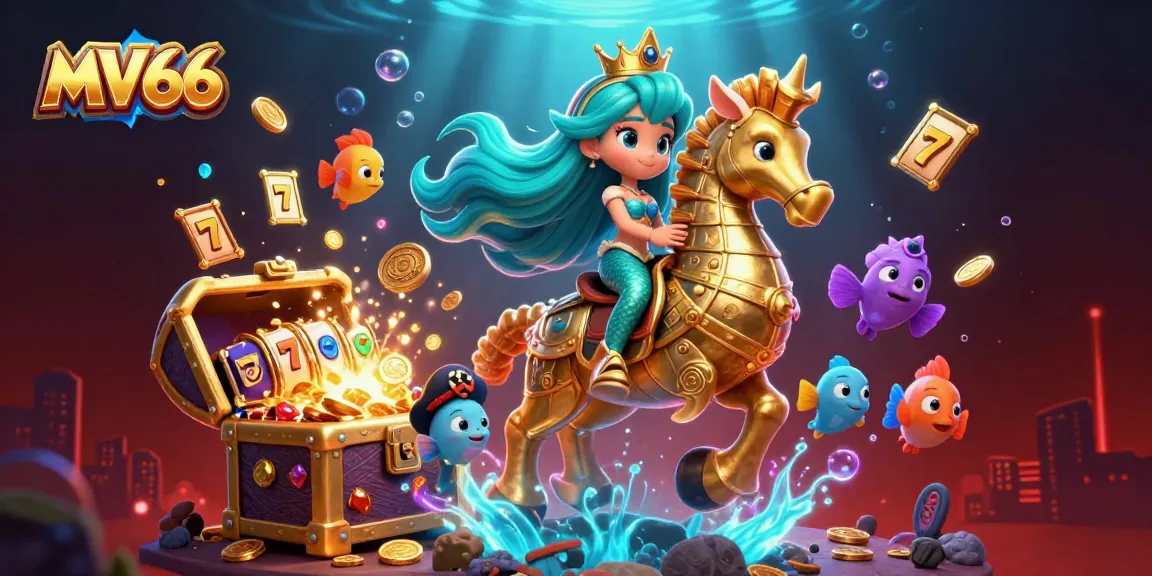 Experience MV66’s thrilling underwater adventure with vibrant characters and exciting slot game elements.