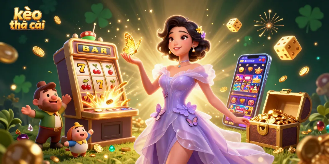 Experience the excitement of kèo nhà cái with vibrant 3D gambling elements and dynamic visuals.
