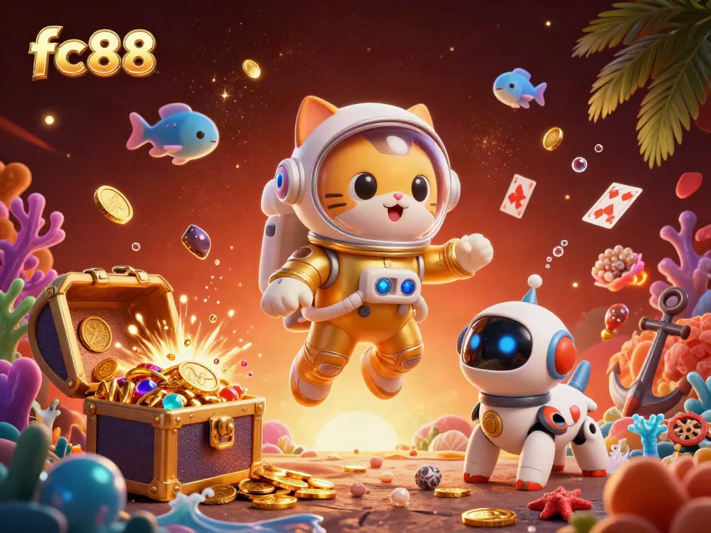 Engage in thrilling gameplay with fc88’s vibrant casino atmosphere filled with dynamic game elements.