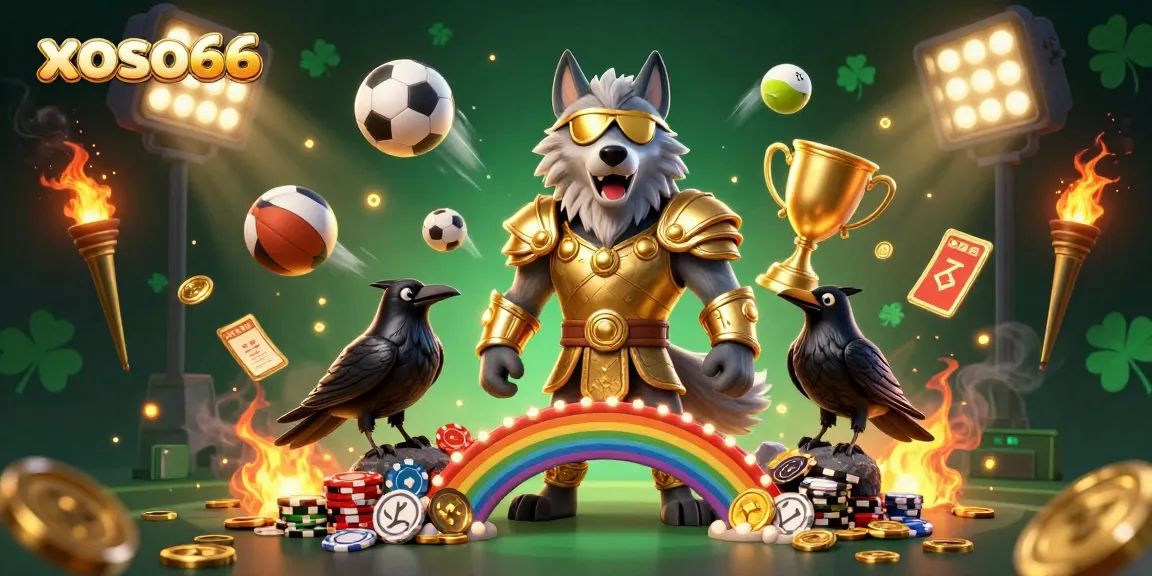 xoso66 engages players with its vibrant casino-themed fantasy featuring mystical characters and dynamic sports elements.