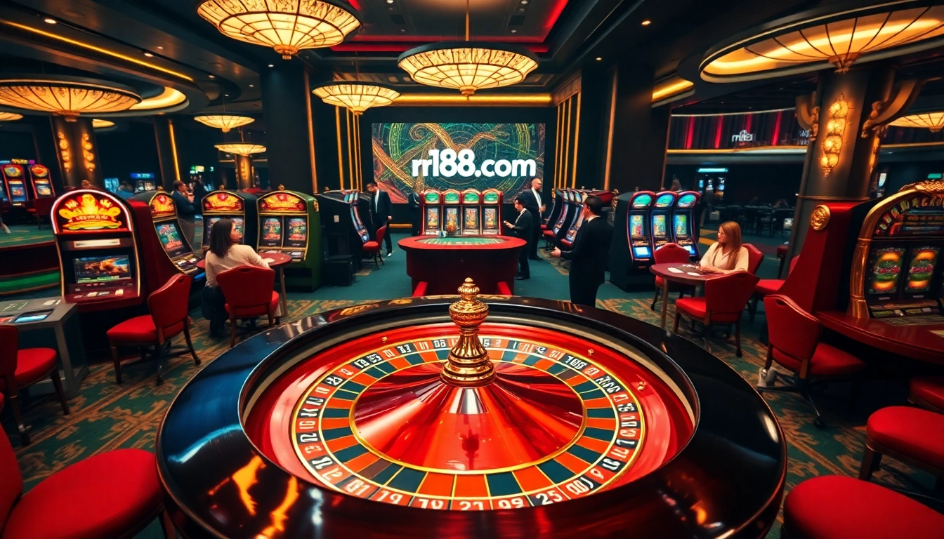 Experience the thrill of rr88.com with vibrant casino games and luxurious ambiance.
