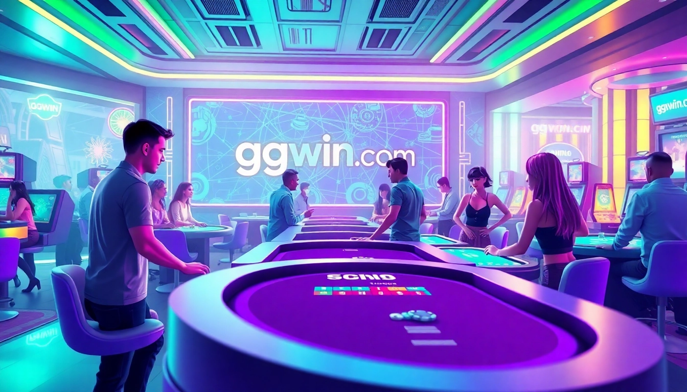 Experience the excitement of online gaming at ggwin.com with vibrant casino visuals.