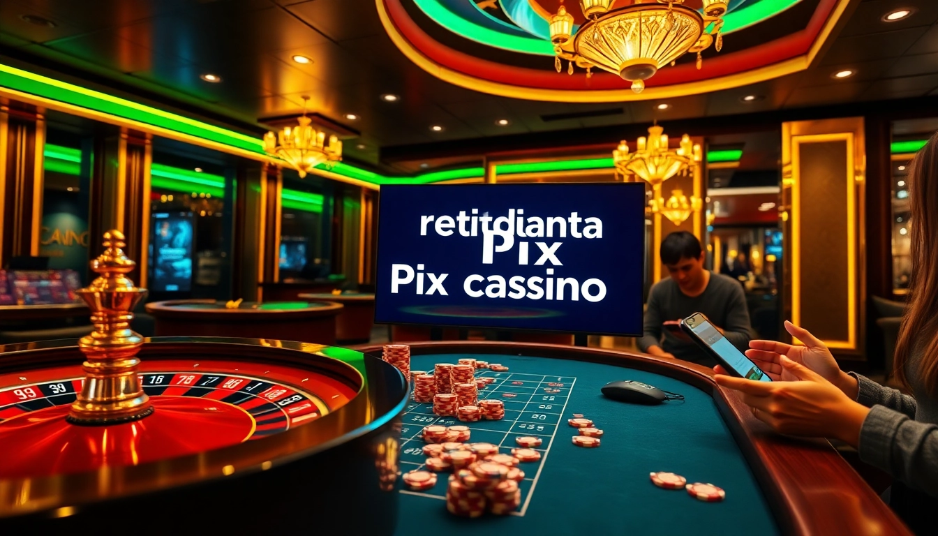 Visualize a retirada imediata Pix no cassino com ação vibrante na roleta e transações online.
