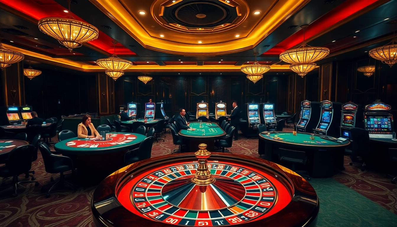 Experience the thrill and luxury of gambling at LC88 com with vibrant casino tables and exciting games.