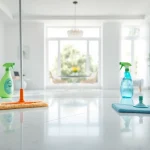 Thorough deep cleaning services USA demonstrated in a bright, immaculate home environment.