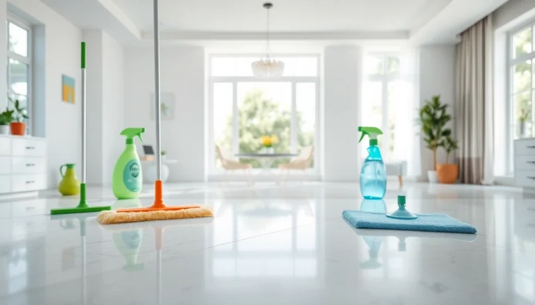 Thorough deep cleaning services USA demonstrated in a bright, immaculate home environment.