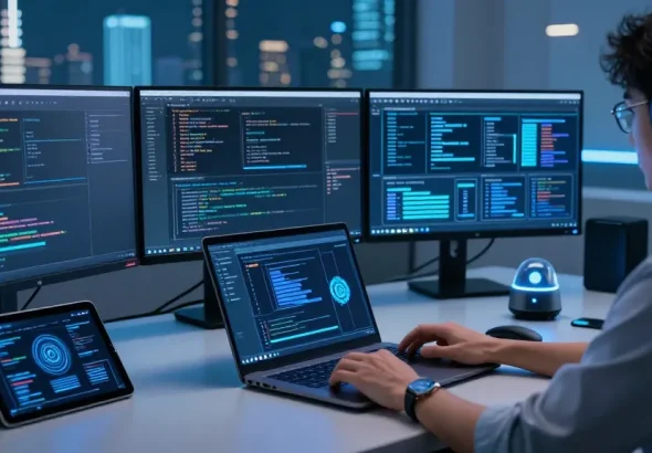 GO8net's advanced software development tools for cloud computing and AI technology integration.