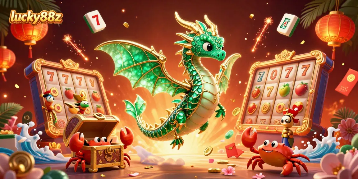 Experience the excitement at lucky88z with vibrant casino elements and dynamic illustrations.