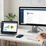 Download WPS Office in an inspiring modern workspace with documents and productivity tools.