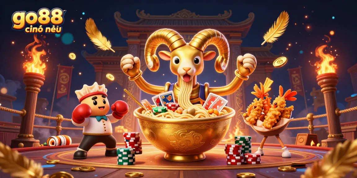 Experience thrilling gaming action at go88 chính thức with vibrant characters and casino elements.